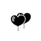 Balloons icon clip art