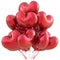 Balloons love heart shaped happy birthday party decoration red
