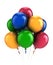 Balloons multi colored