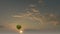 Balloons in the sky beautiful view balloon floating above the sky in sunny day 3D rendering