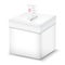 Ballot Box On White.