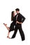 Ballroom Dancers Black 08