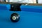 Balls of American Pool or Snooker billiard game any of various games played on blue flannel table