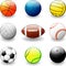 Balls for various sports