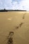 Ballybunion beach hoofprints