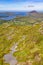 Ballynakill Bay with mountains in Letterfrack