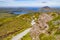 Ballynakill Bay with mountains in Letterfrack