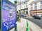 Ballyshannon , Ireland - February 20 2019 : Sign is explaining that Ballyshannon is Irelands oldest town