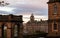 The Balmoral Hotel historical building in Edinburgh, Scotland, during a cloudy autumn morning.