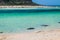 Balos beach in Greece. Sea view and summer landscape.