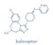 Balovaptan autism drug molecule vasopressin V1A receptor antagonist. Skeletal formula.