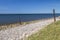 Baltic beach in Ales Stenar, Ã–sterlen, Sweden