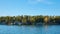 Baltic sea meets rocks in stockholm archipelago.