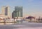 Baltimore Inner Harbor panorama in winter