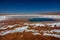 Baltinache Hidden lagoons salt lakes in Atacama desert