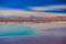 Baltinache lagoon and Licancabur volcano long exposure