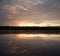 Baltis Lake Sunset Vertical Panorama