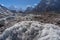 Baltoro glacier with Gasherbrum massif mountain background, K2 t