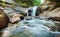 Bambarakiri Ella Waterfall. Rattota, Matale Sri Lanka.