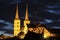 Bamberg Cathedral at night