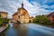 Bamberg city in Germany. Town hall building