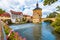 Bamberg city in Germany. Town hall building