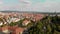 Bamberg Michaelsberg Abbey in summer season, Germany. View from drone