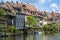 Bamberg, old buildings architecture