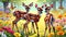 Bambi deer whitetail comedy children fairy tale forest story