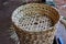 Bamboo basket for fish containers