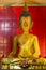 Bamboo Buddha statue in Taung Pauk Kyaung Monastery in Mawlamyine, Myanmar.