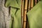 Bamboo fabric blouse. Eco-friendly craftsmanship. Generative AI