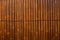 Bamboo fence in a tropical backyard