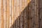 Bamboo half fence, nature texture for background