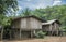 Bamboo house in the jungle.