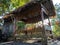 Bamboo huts or gazebo in the park