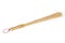 Bamboo massage broom on a white background