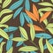 Bamboo - seamless floral pattern