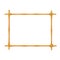 Bamboo signboard frame