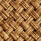 Bamboo sticks interweaved seamless pattern illustration