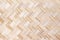 Bamboo weave texture seamless pattern , wooden crafts light brown background