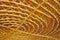 Bamboo weaving in circle shape for ceiling decoration