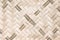 Bamboo wood mat weaving texture with hamper patterns abstract on background