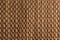 Bamboo woven brown mat handmade background.