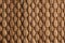 Bamboo woven brown mat handmade background.