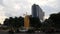 The Bambu Runcing monument spiky bamboo in the city of Surabaya