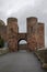 Bamburgh Castle Gate House Northumberland England.