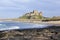 Bamburgh castle northumberland coast uk