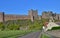 Bamburgh Castle View from Bamburgh Village