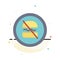 Ban, Banned, Diet, Dieting, Fast Abstract Flat Color Icon Template